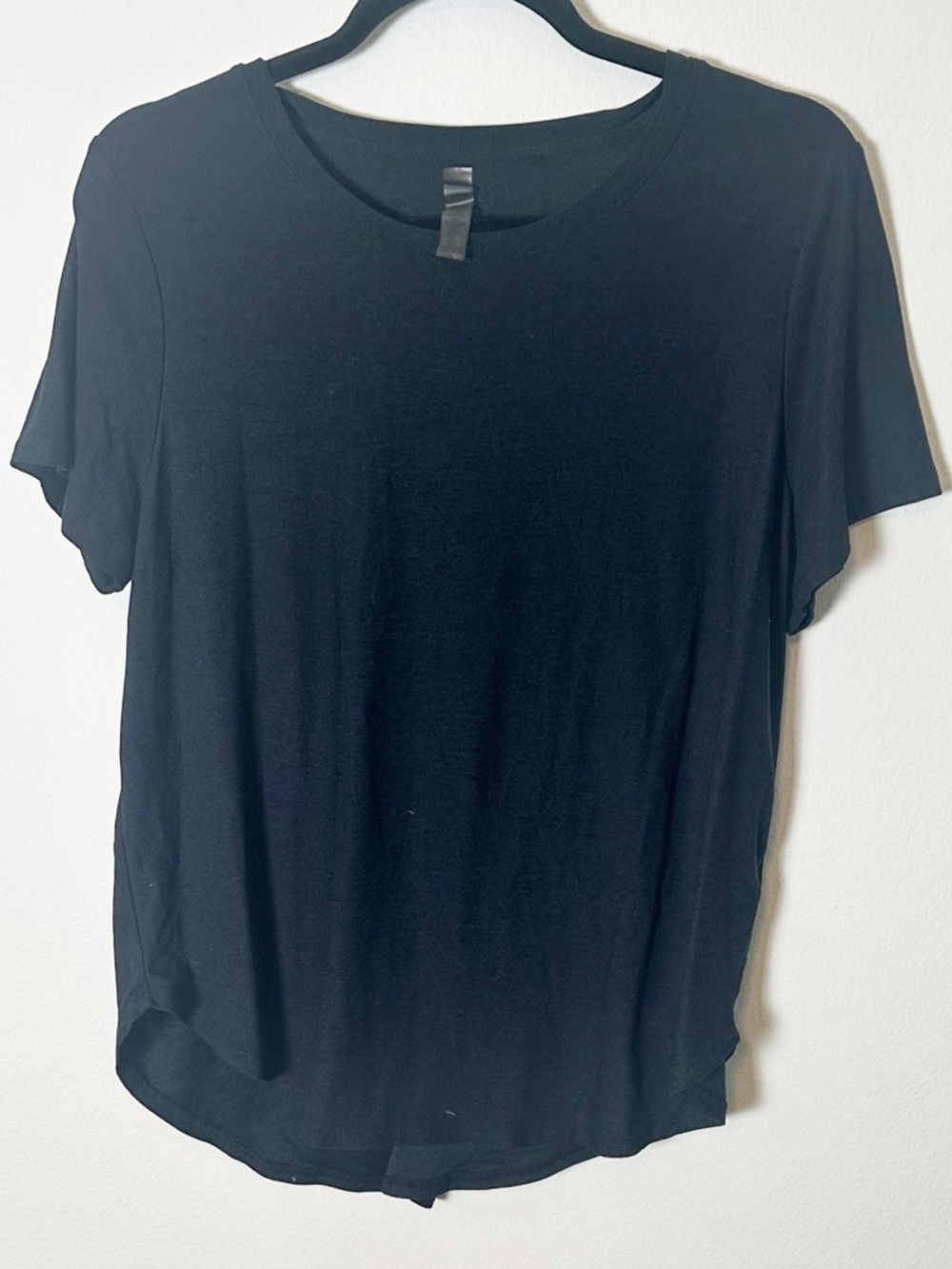 Beyond Yoga Featherweight On The Down Low Tee Short Sleeve Black Extra Large